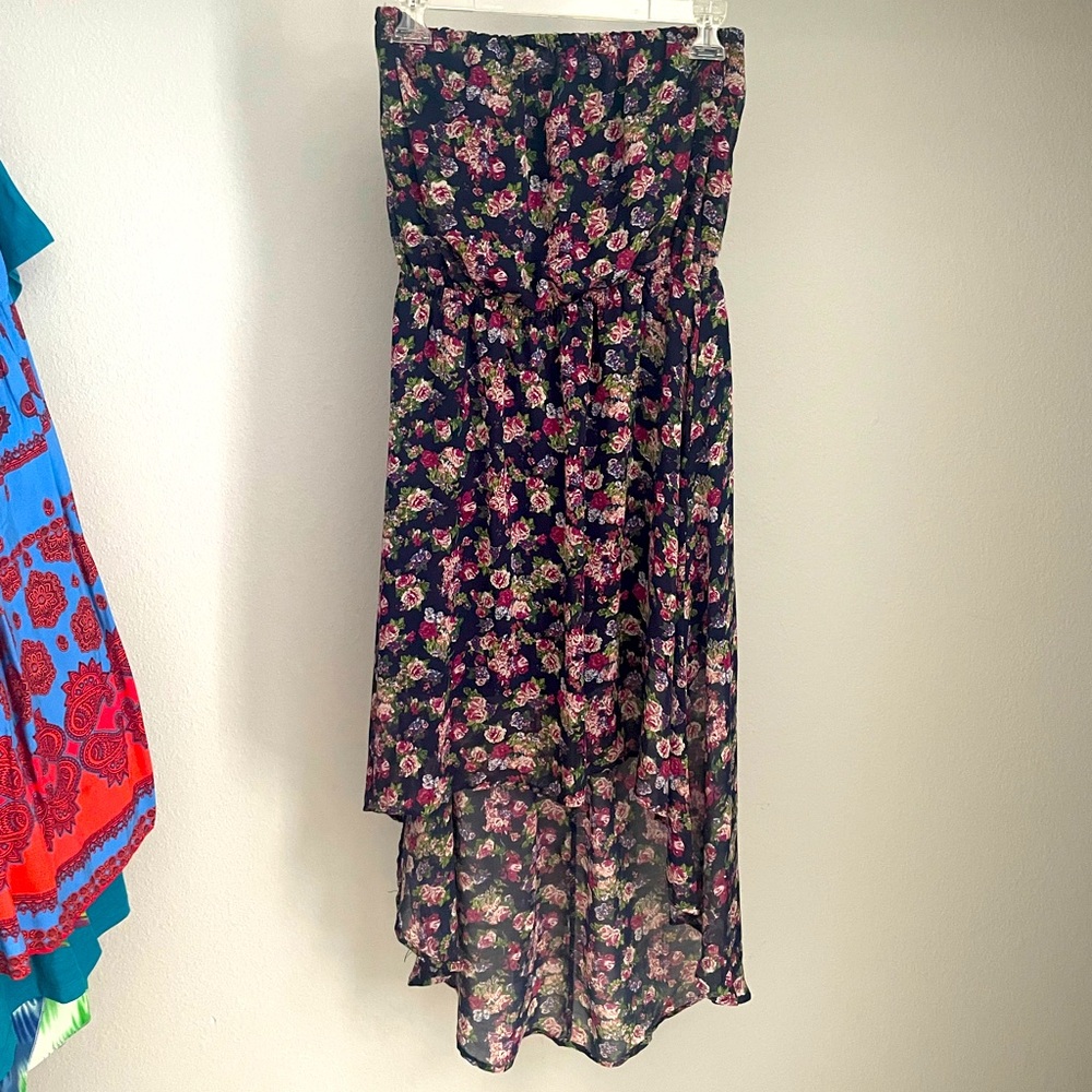 Strapless summer dress